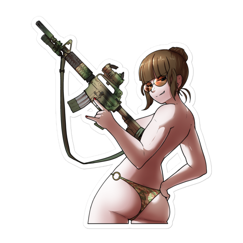 Buns out sticker