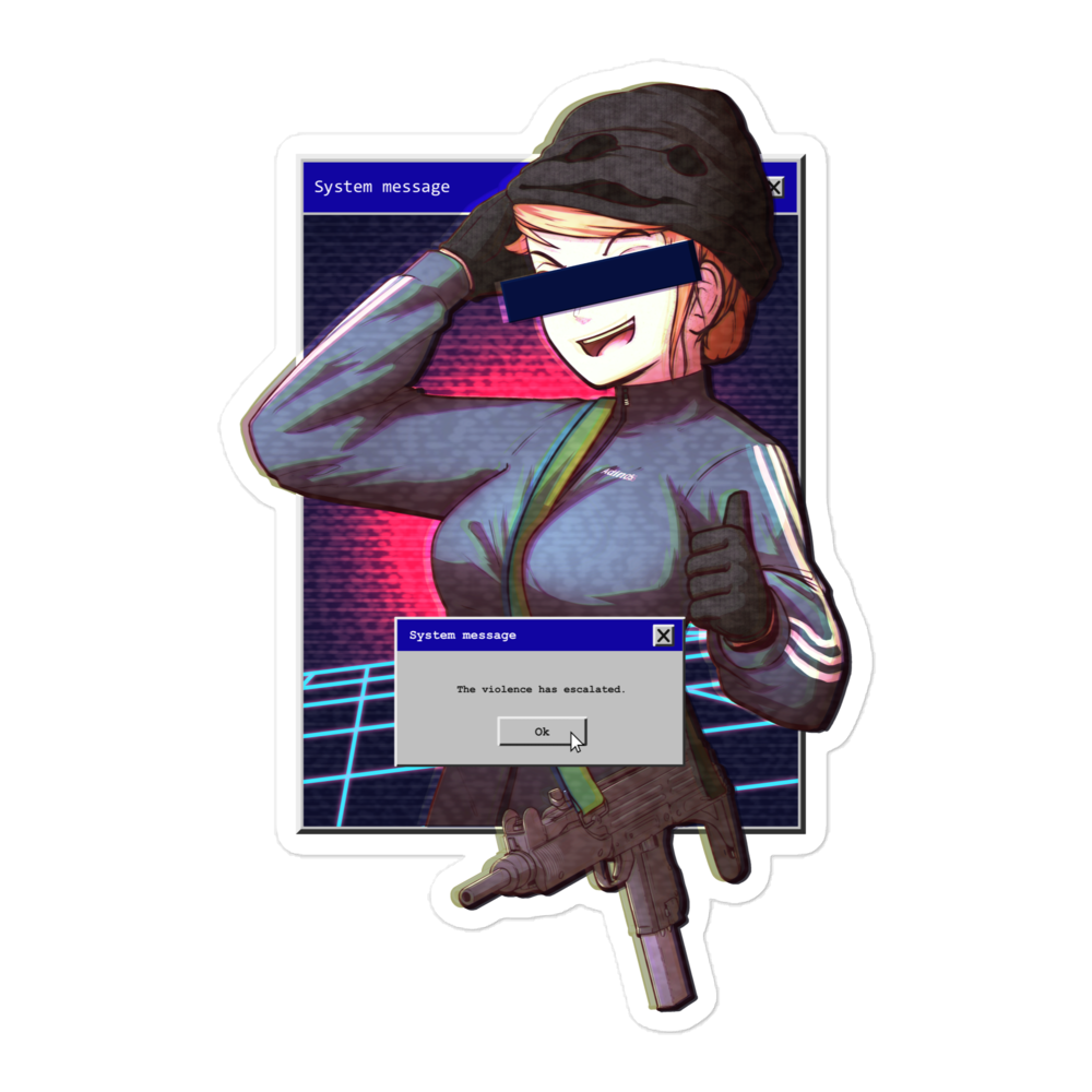Escalation sticker
