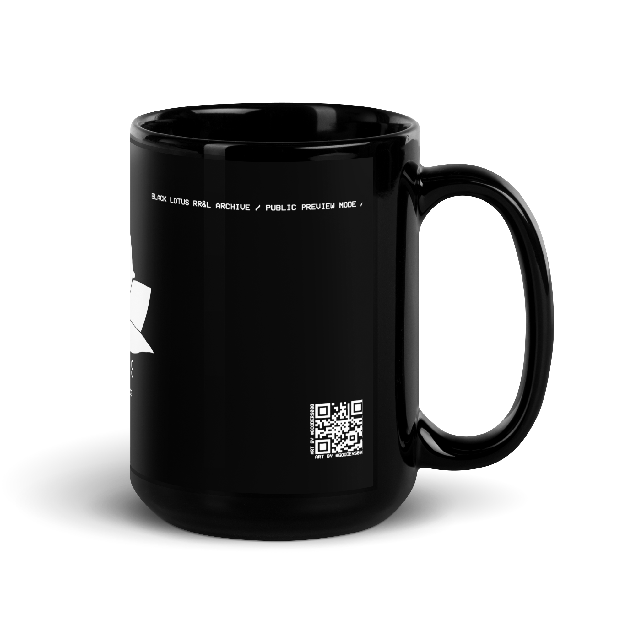 Black Lotus mug