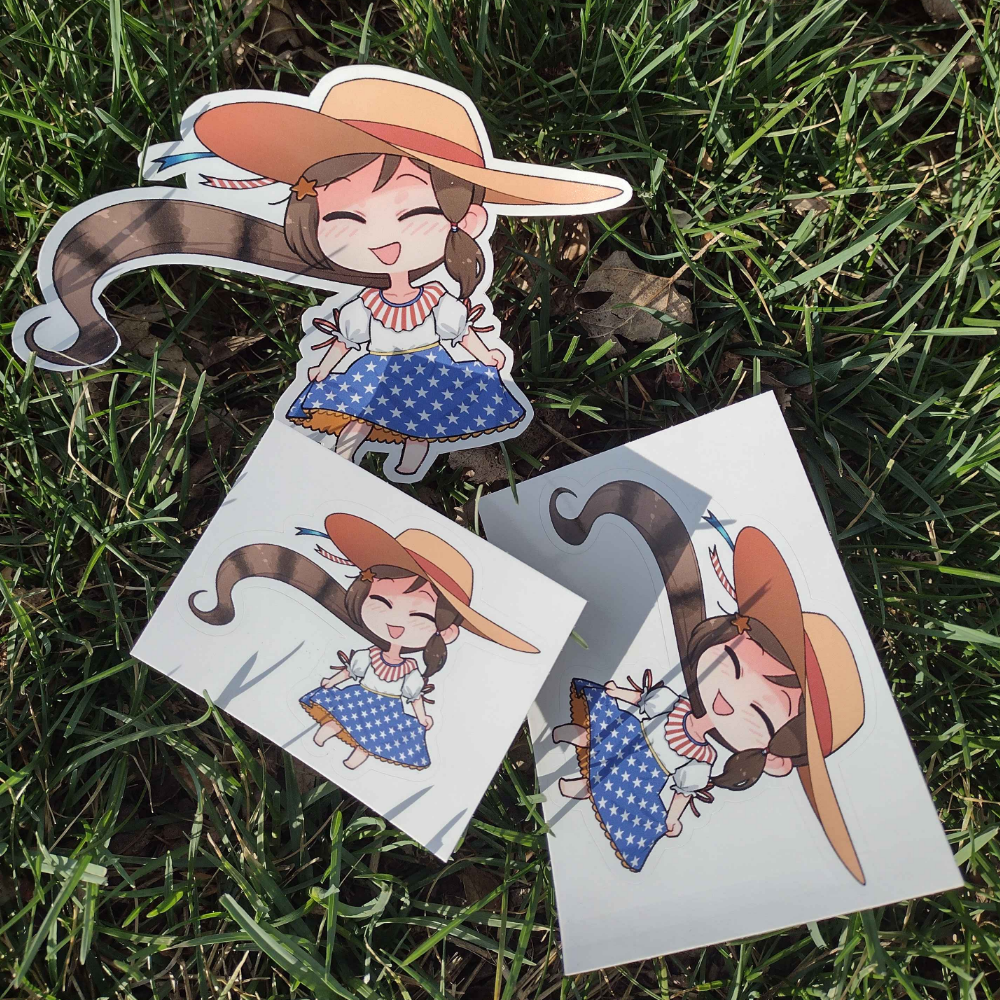 Virginia Chibi stickers