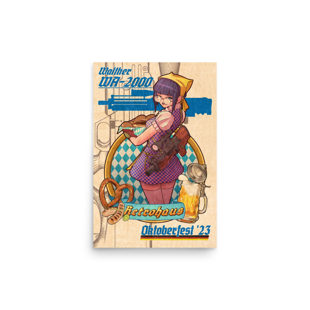 WA2000 Kellnerin print