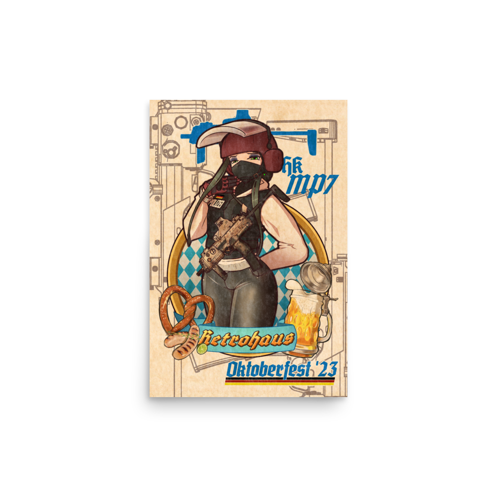 MP7 Kellnerin print Polizei