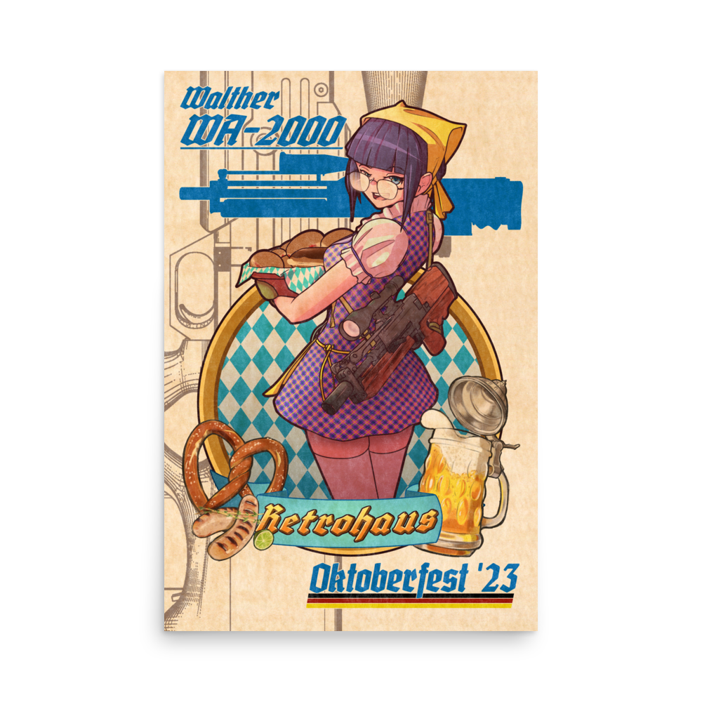 WA2000 Kellnerin print