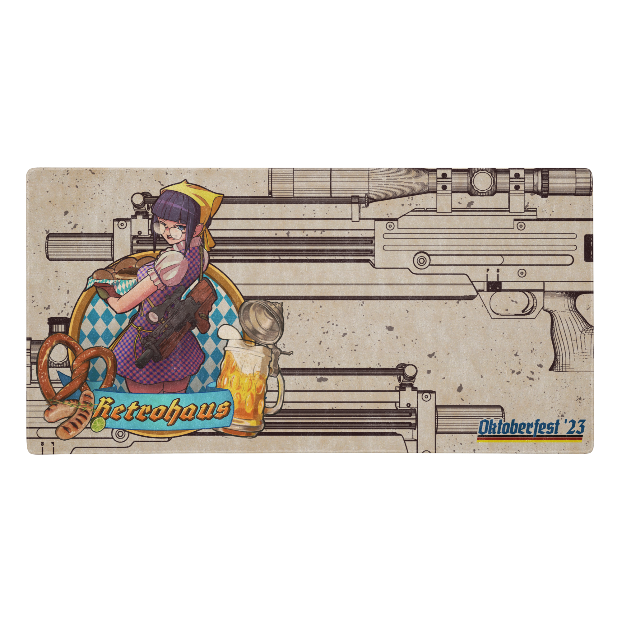 WA2000 Kellnerin mousepad