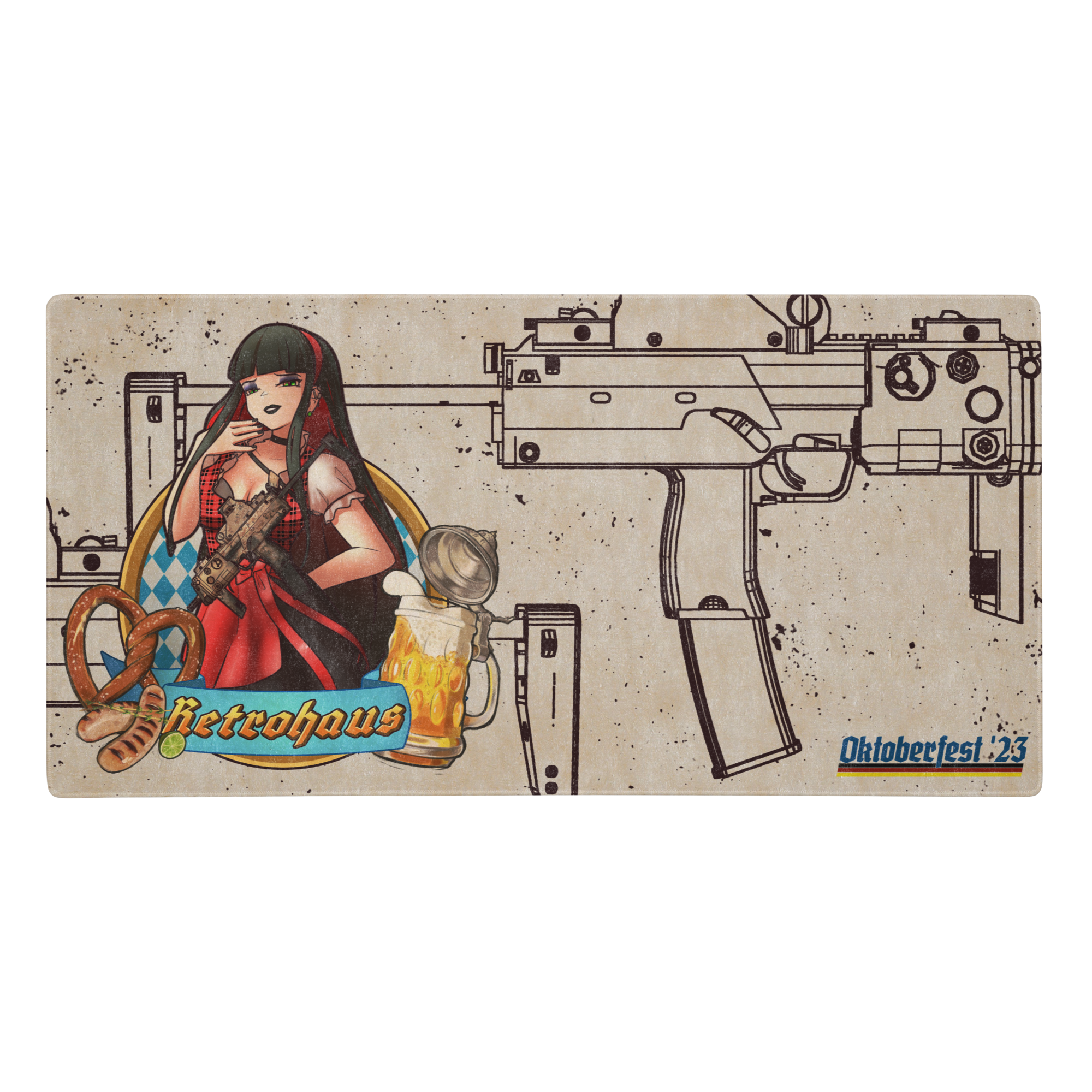 MP7 Kellnerin mousepad