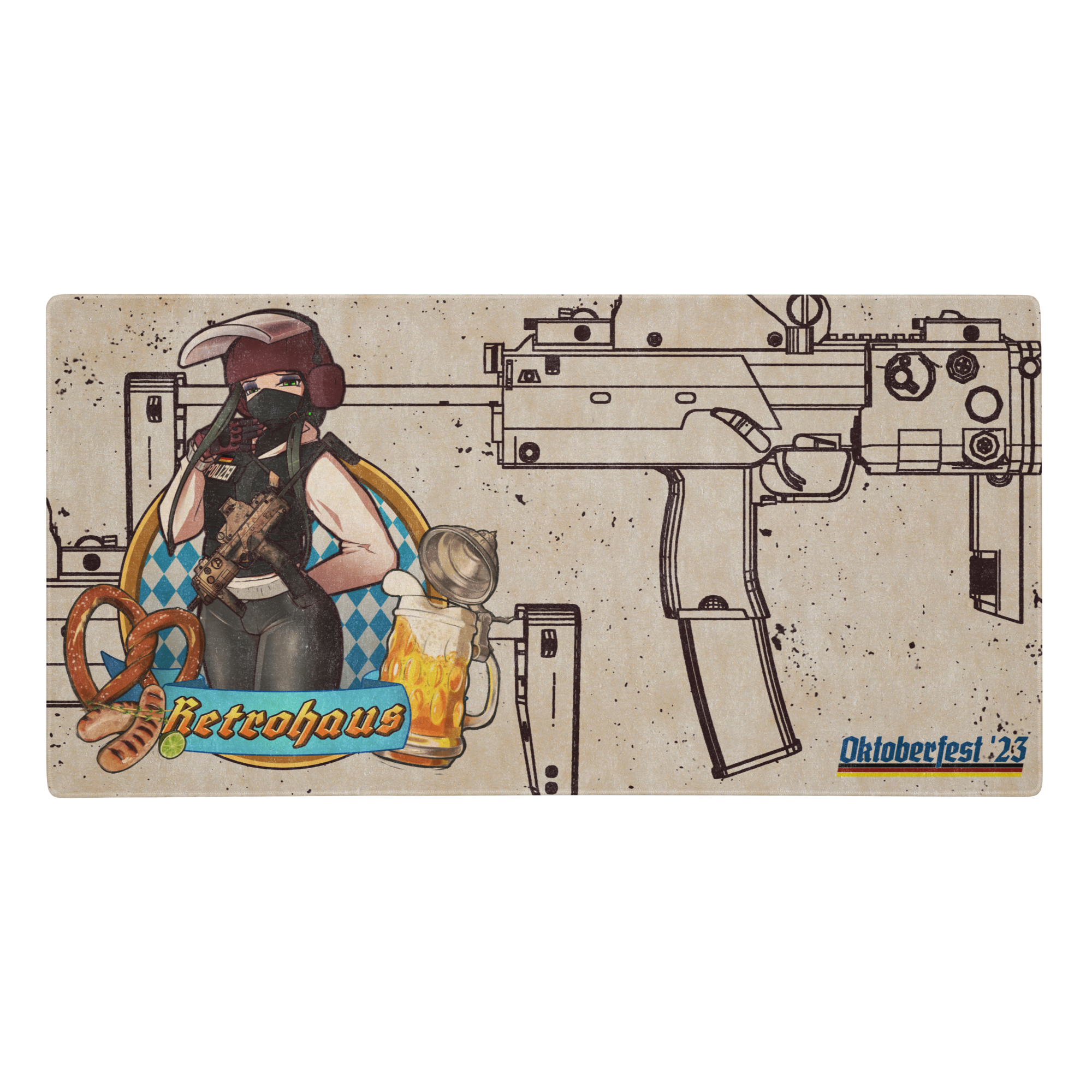 MP7 Kellnerin mousepad