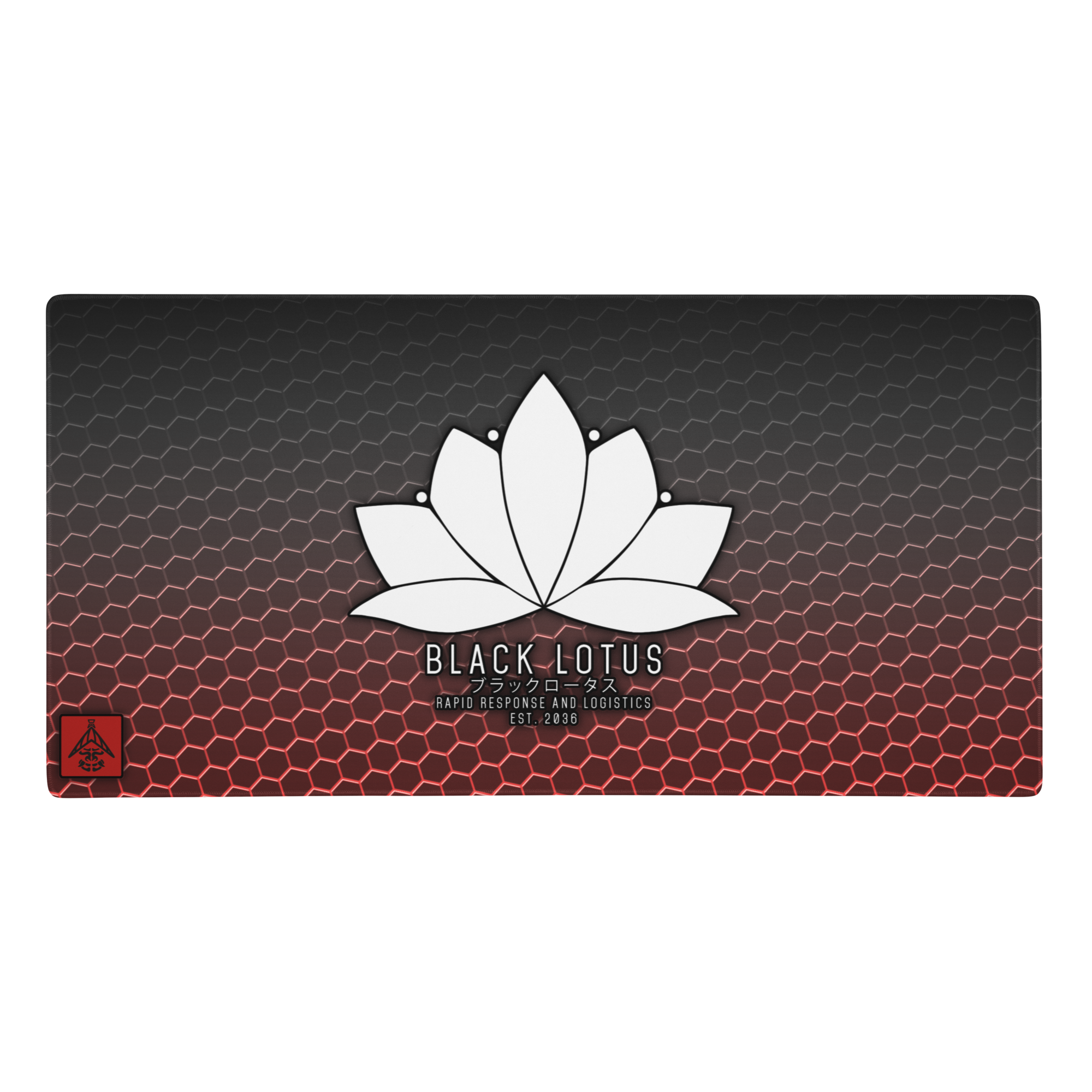 Black Lotus mouse pad