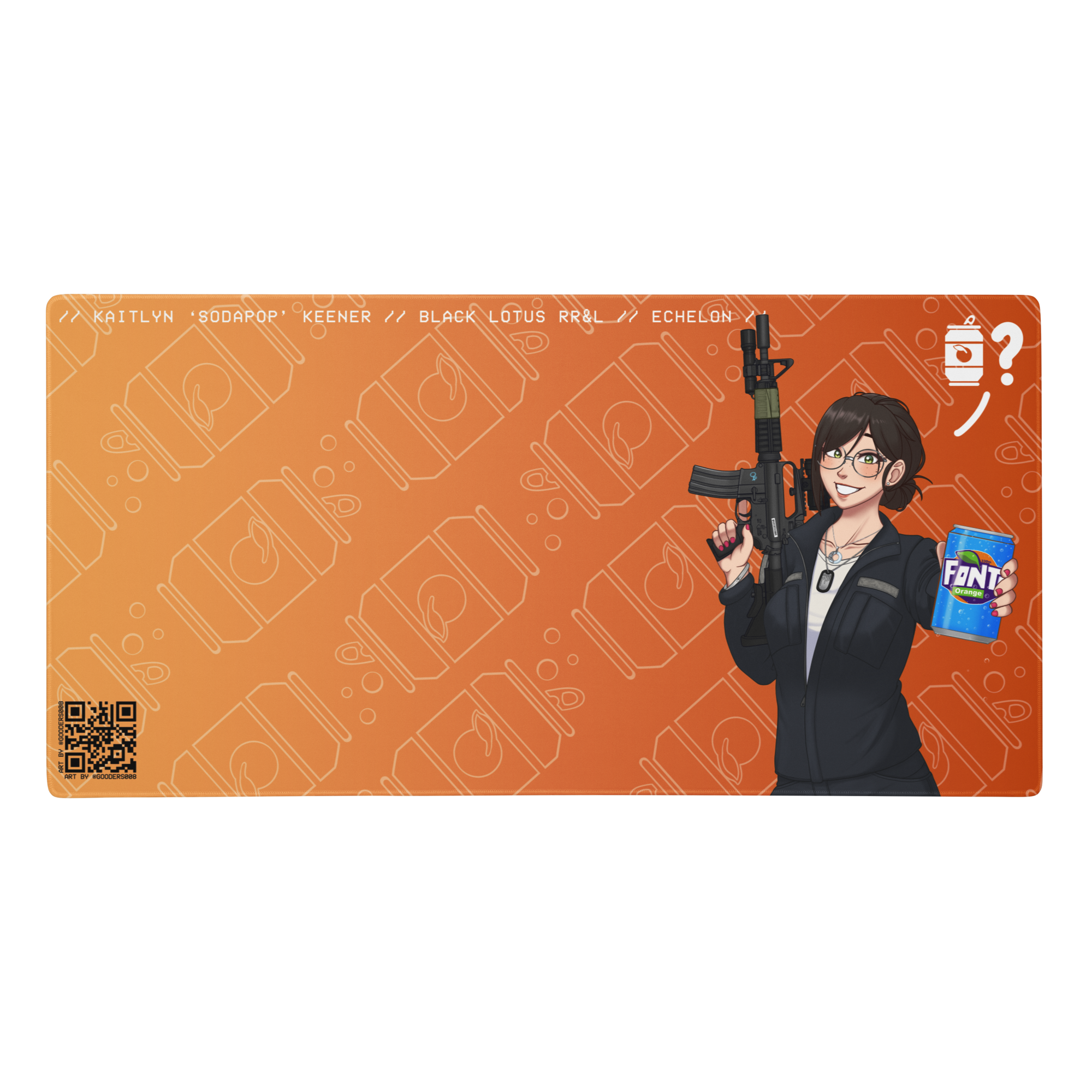 Black Lotus Gals mouse pads