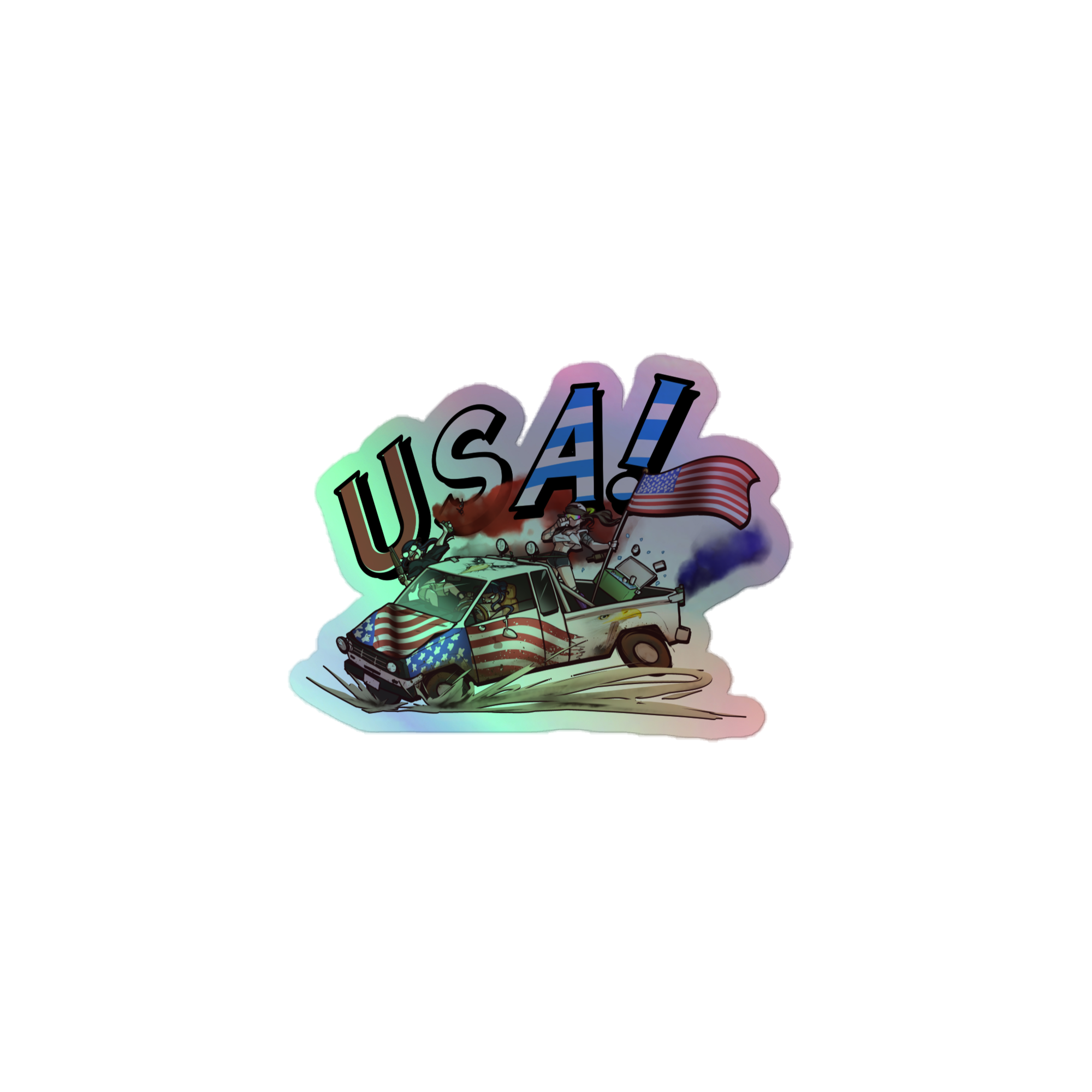 FREEDOM holo sticker