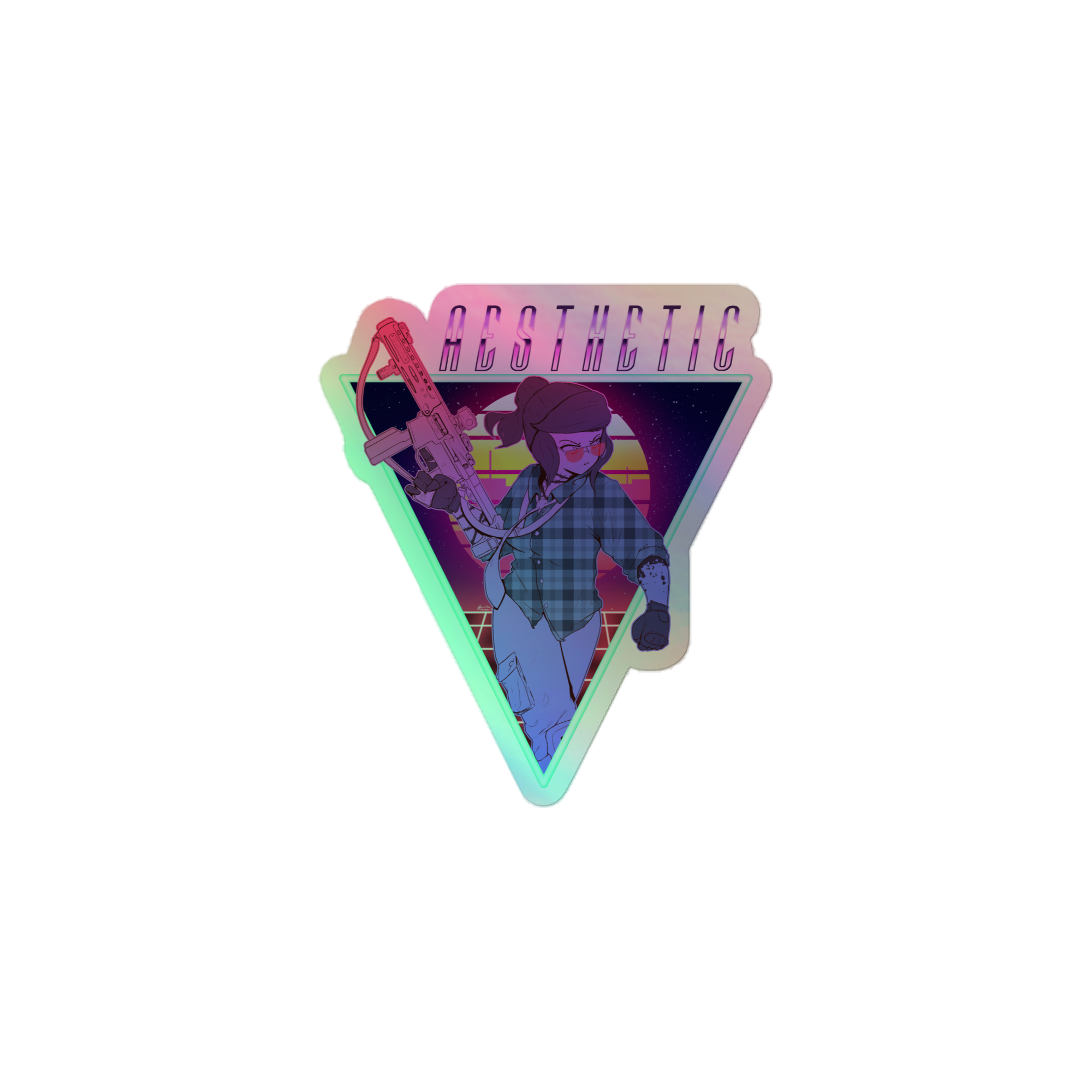 AESTHETIC holo sticker
