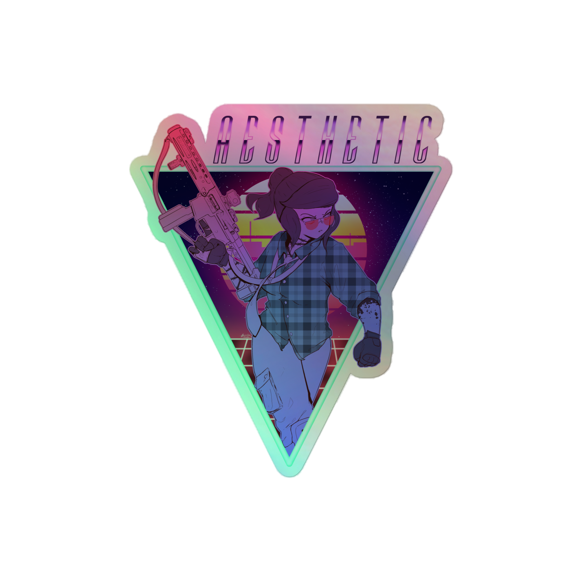 holo aesthetic sticker pack Sticker for Sale by VBNART