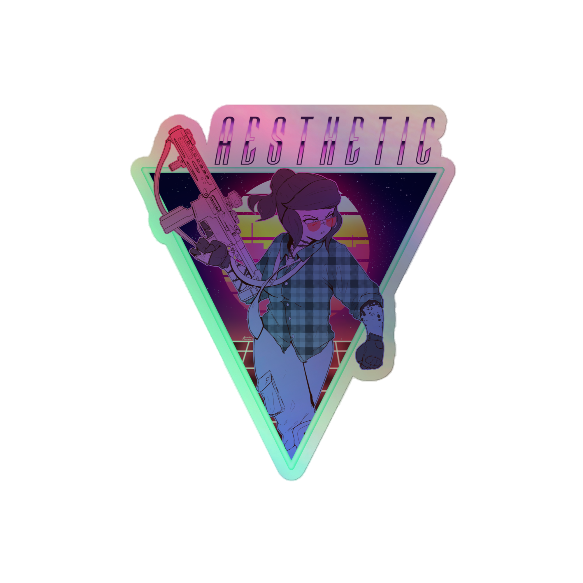 AESTHETIC holo sticker