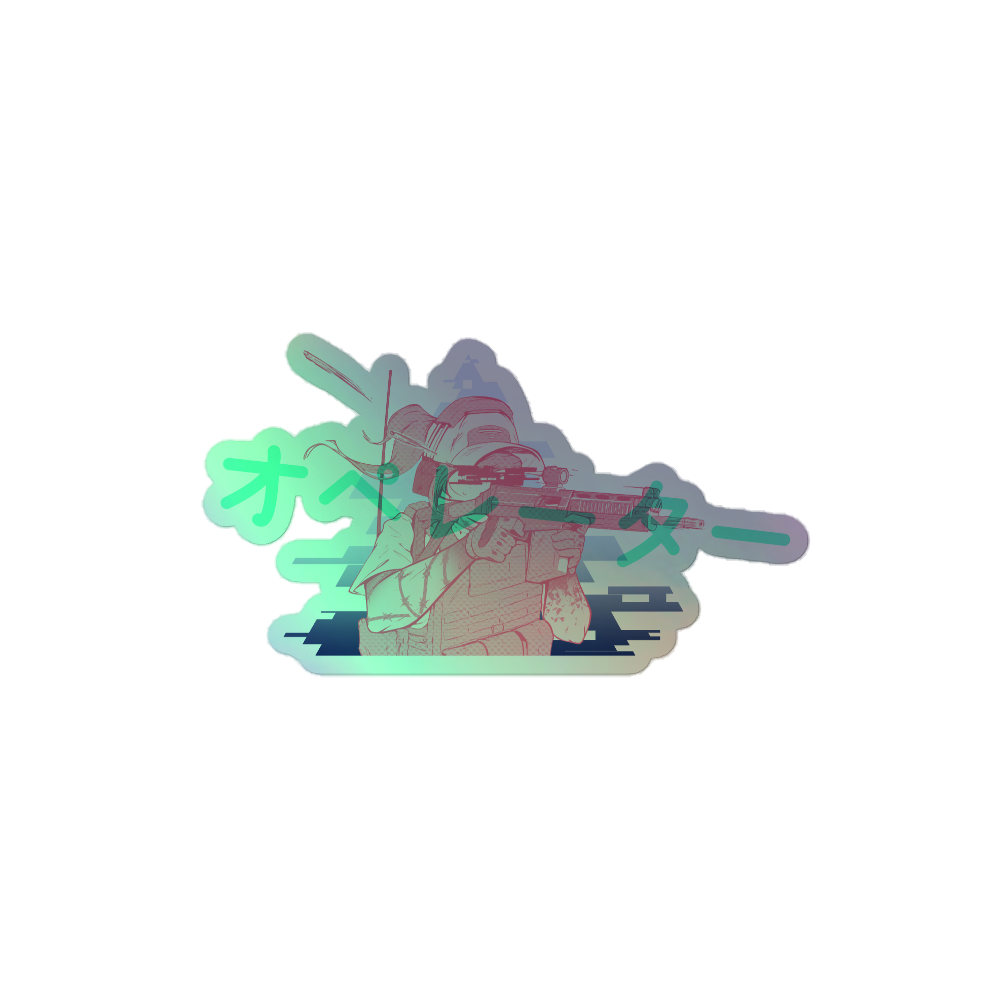 Operator holo sticker