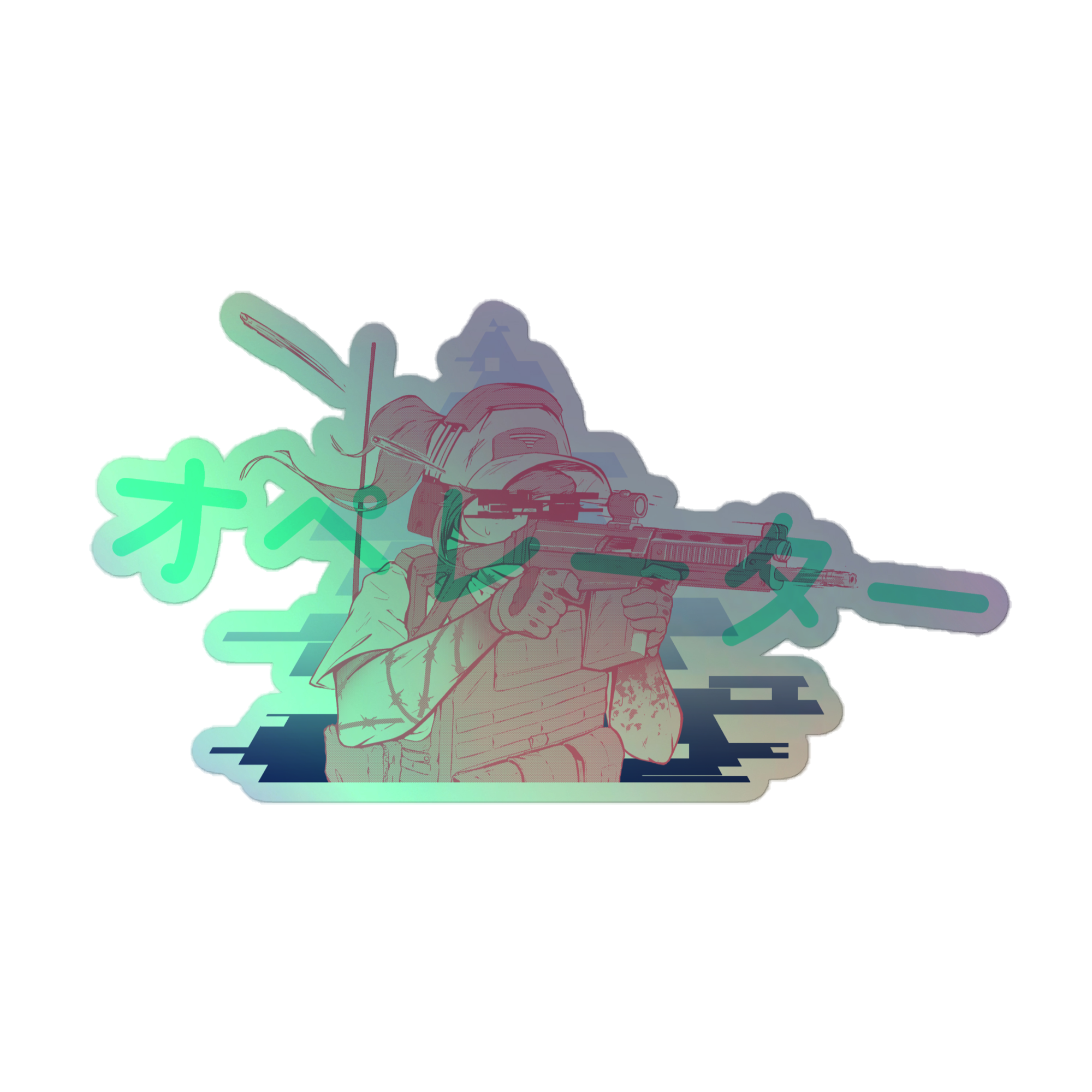 Operator holo sticker