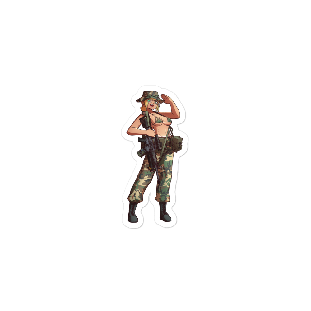 Just Cause gf sticker - boonie