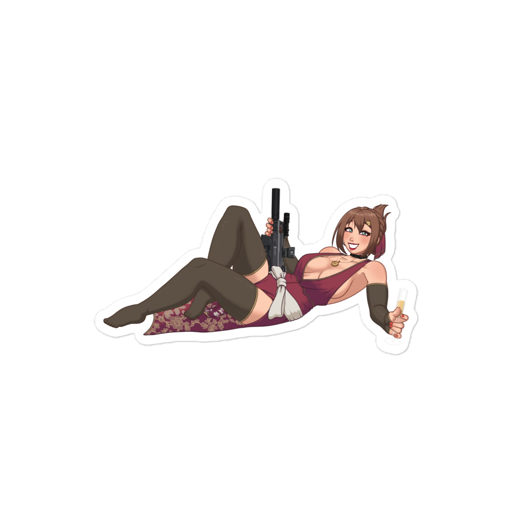 Oni dressed up sticker