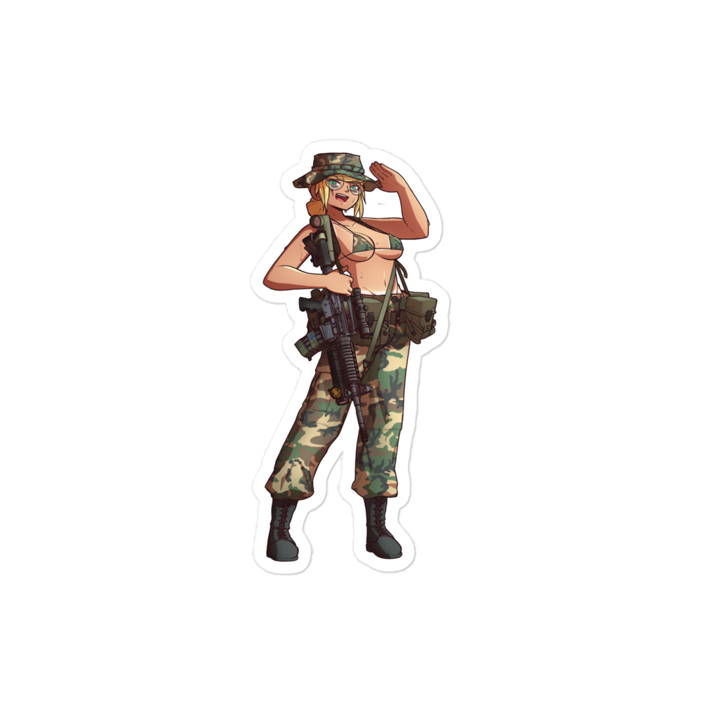 Just Cause gf sticker - boonie