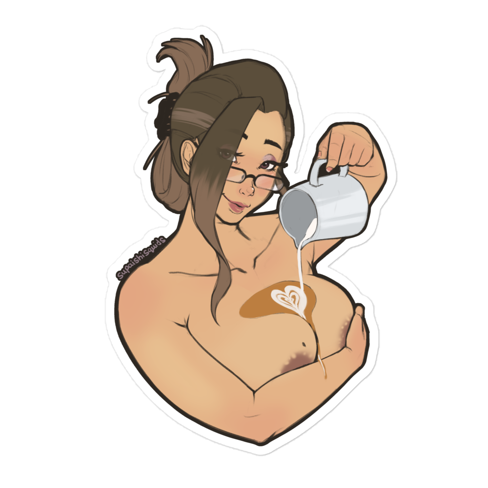 Hot Coffee sticker - character 50% NSFW
