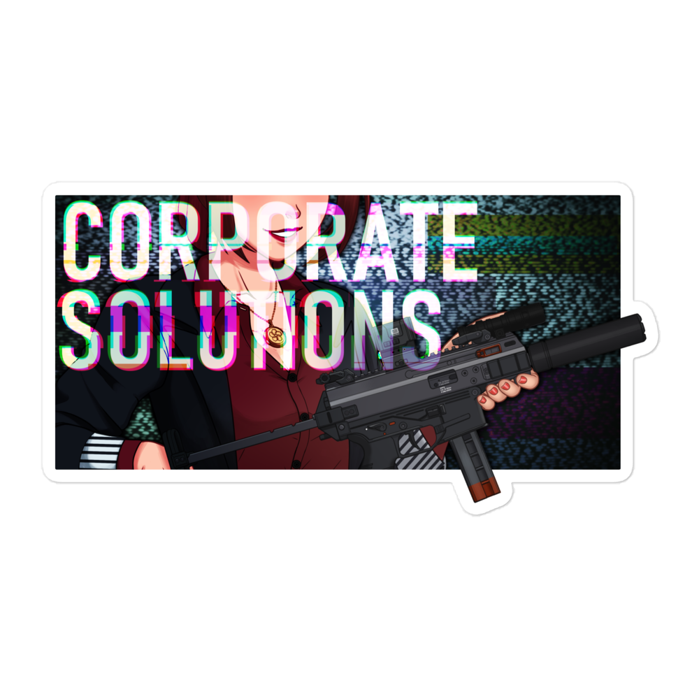 Corporate solutions sticker
