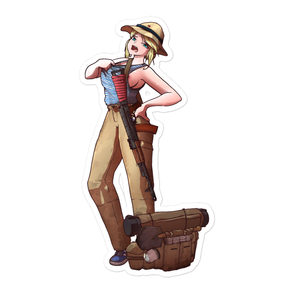 VDV Girl sticker