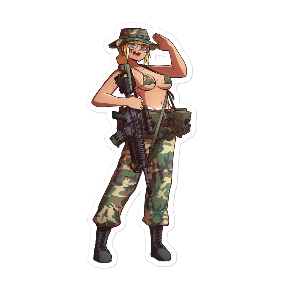 Just Cause gf sticker - boonie