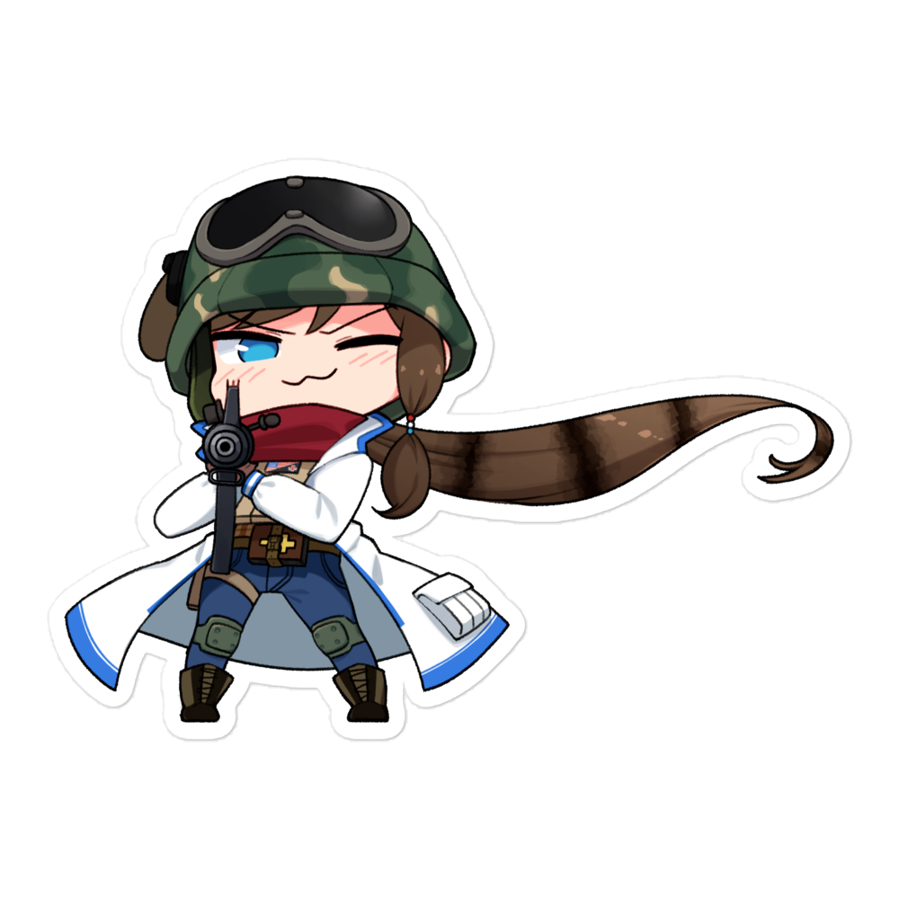 Virginia Chibi stickers
