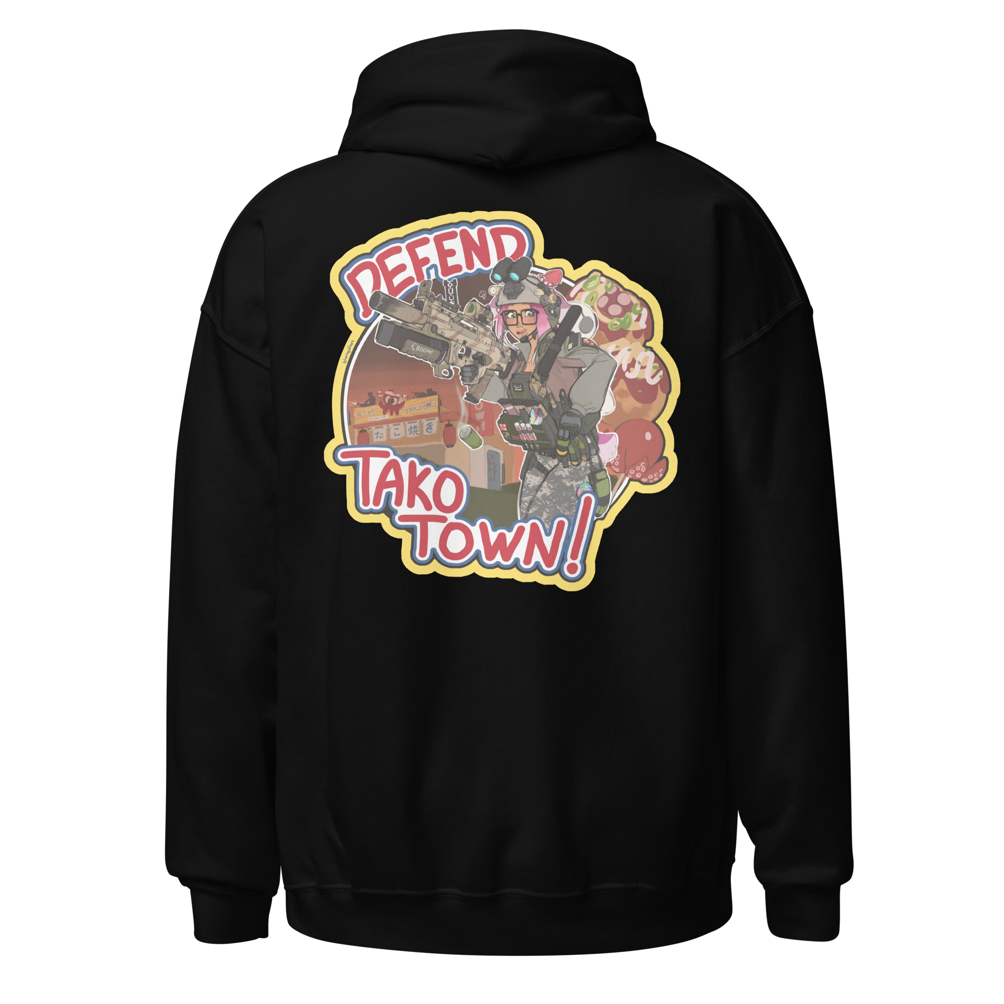 fast food defender hoodie - tako