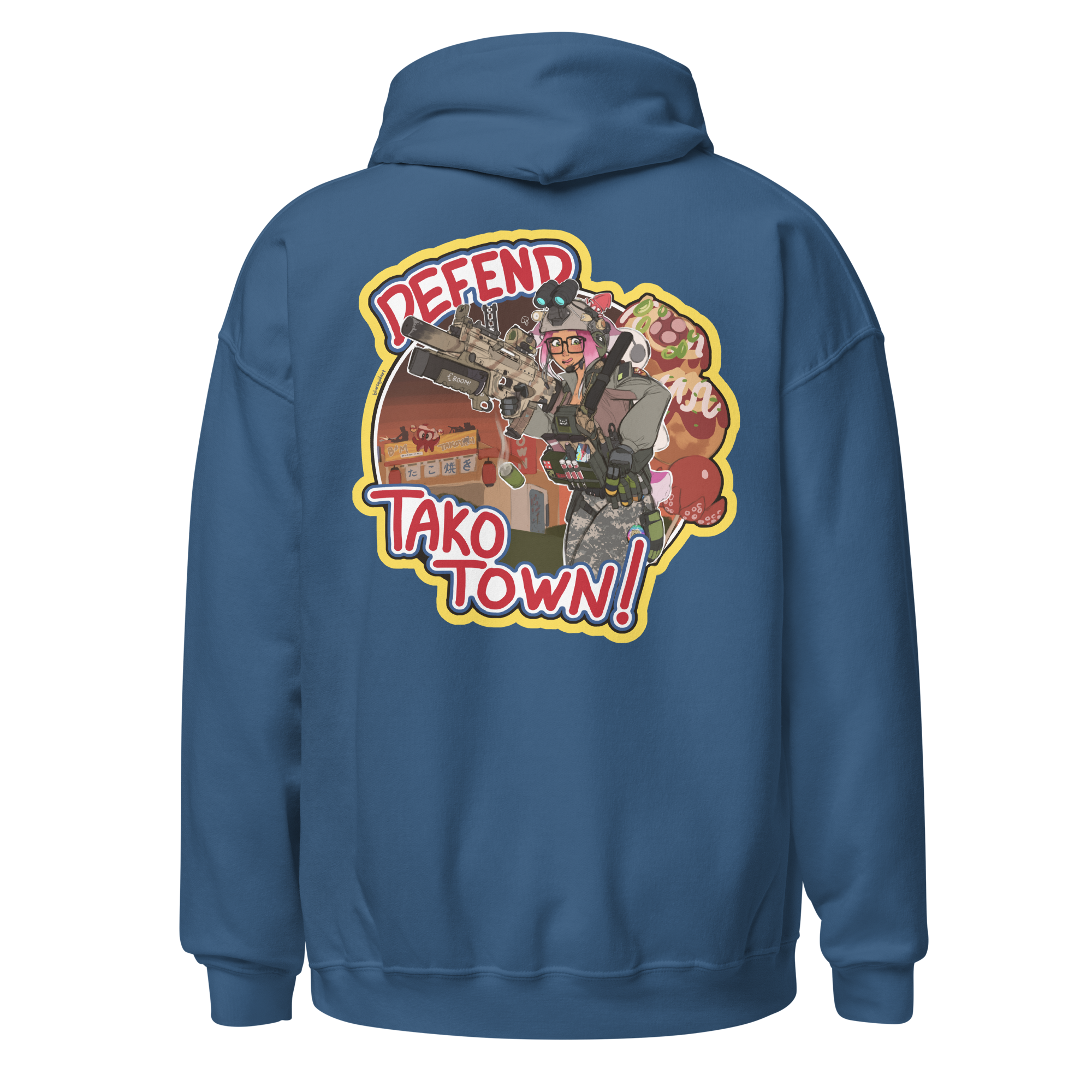 fast food defender hoodie - tako