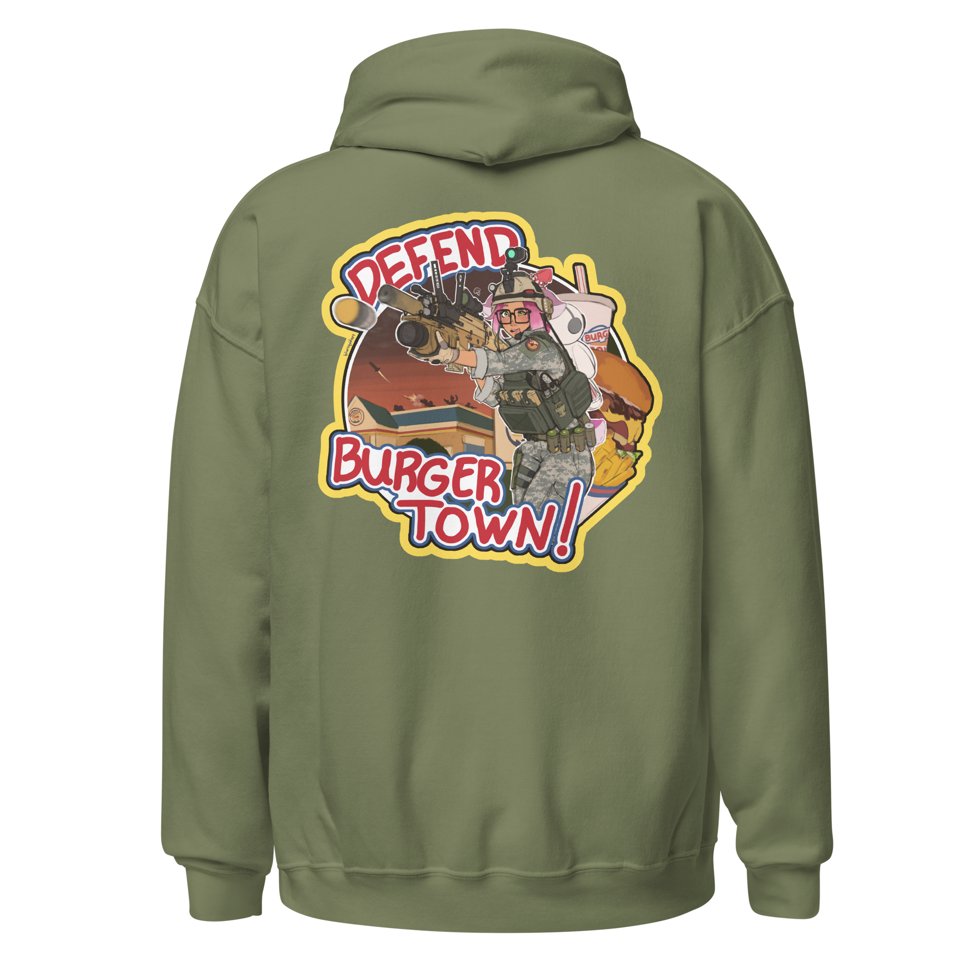 Fast Food Defender hoodie