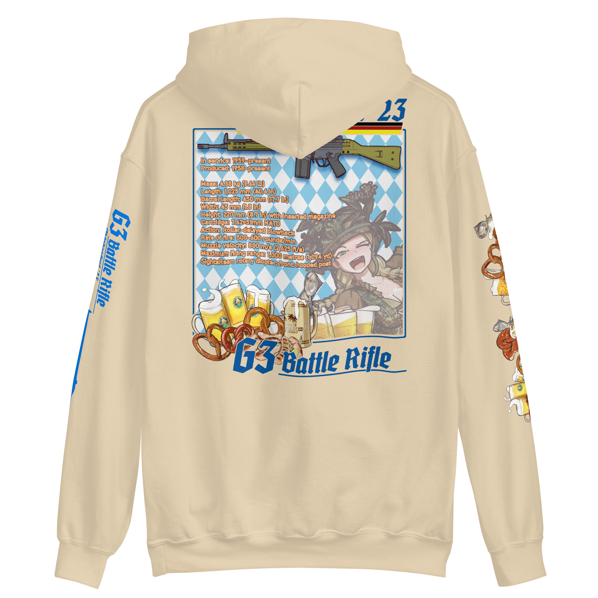 G3 Kellnerin full hoodie - Tactical