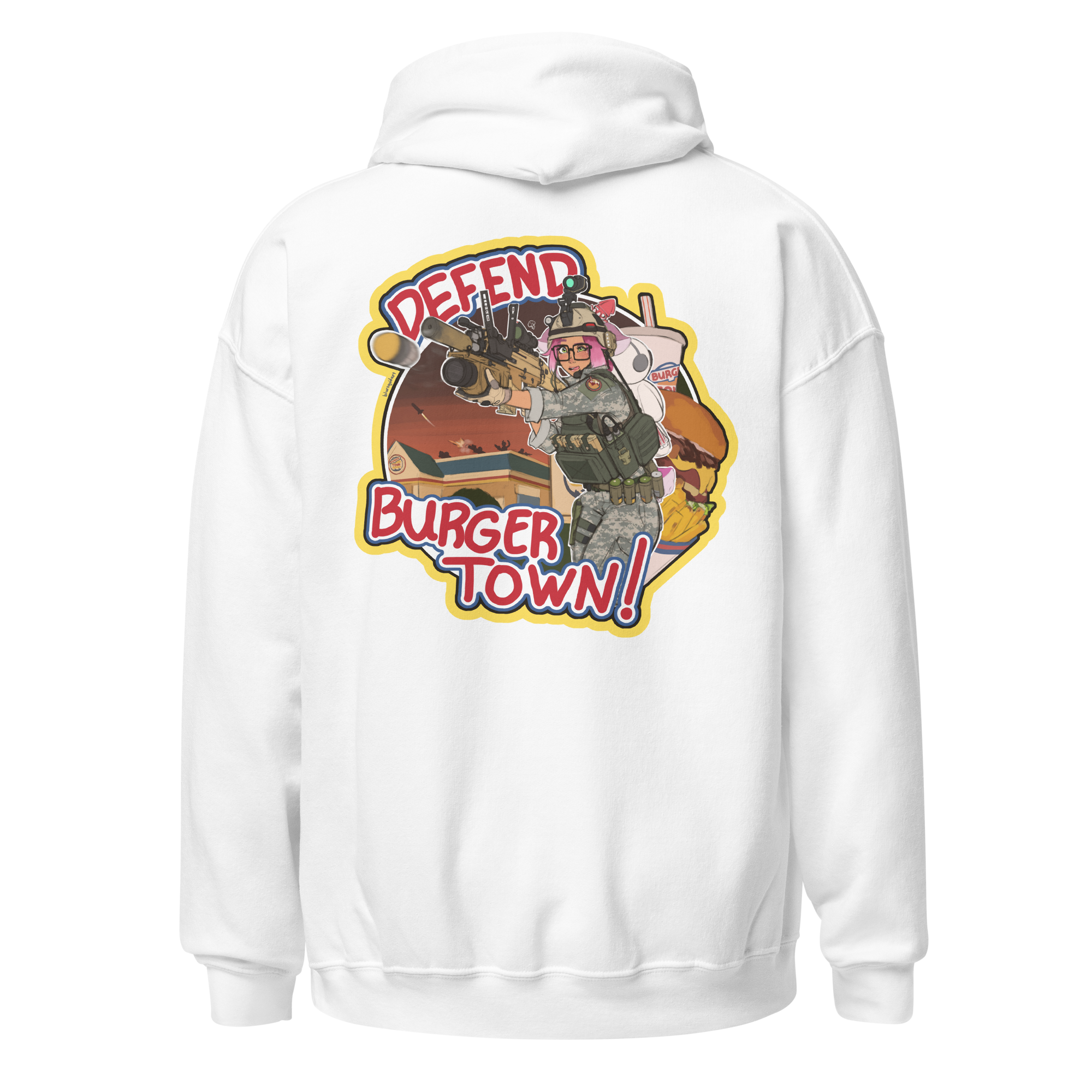 Fast Food Defender hoodie