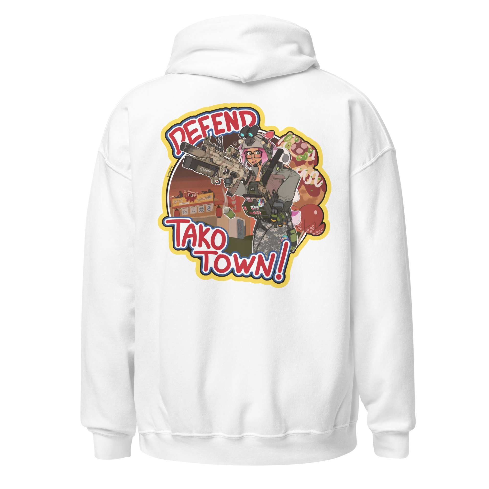 fast food defender hoodie - tako