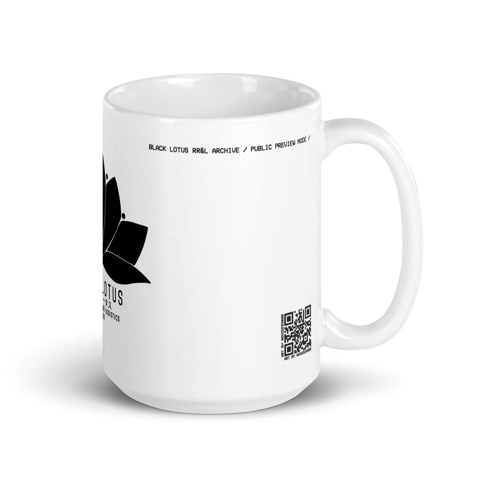 Black Lotus mug