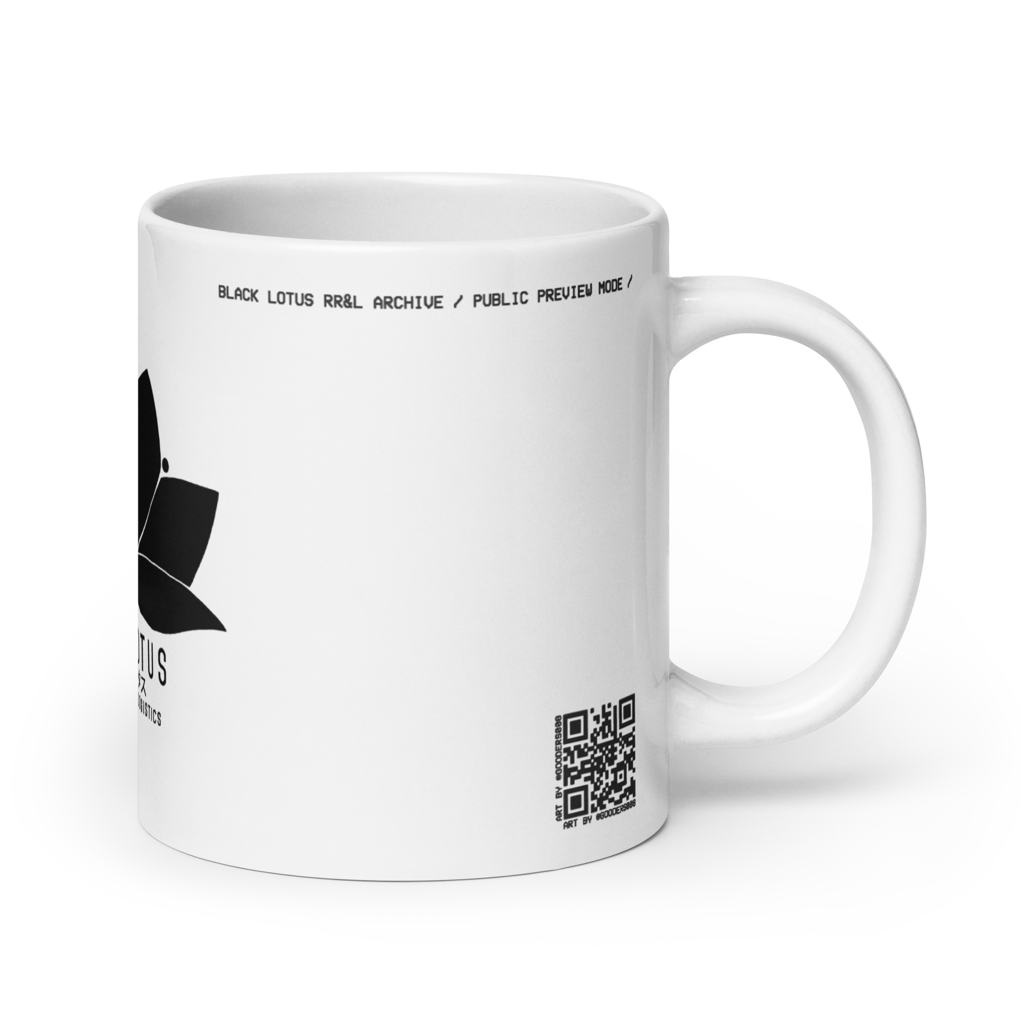 Black Lotus mug