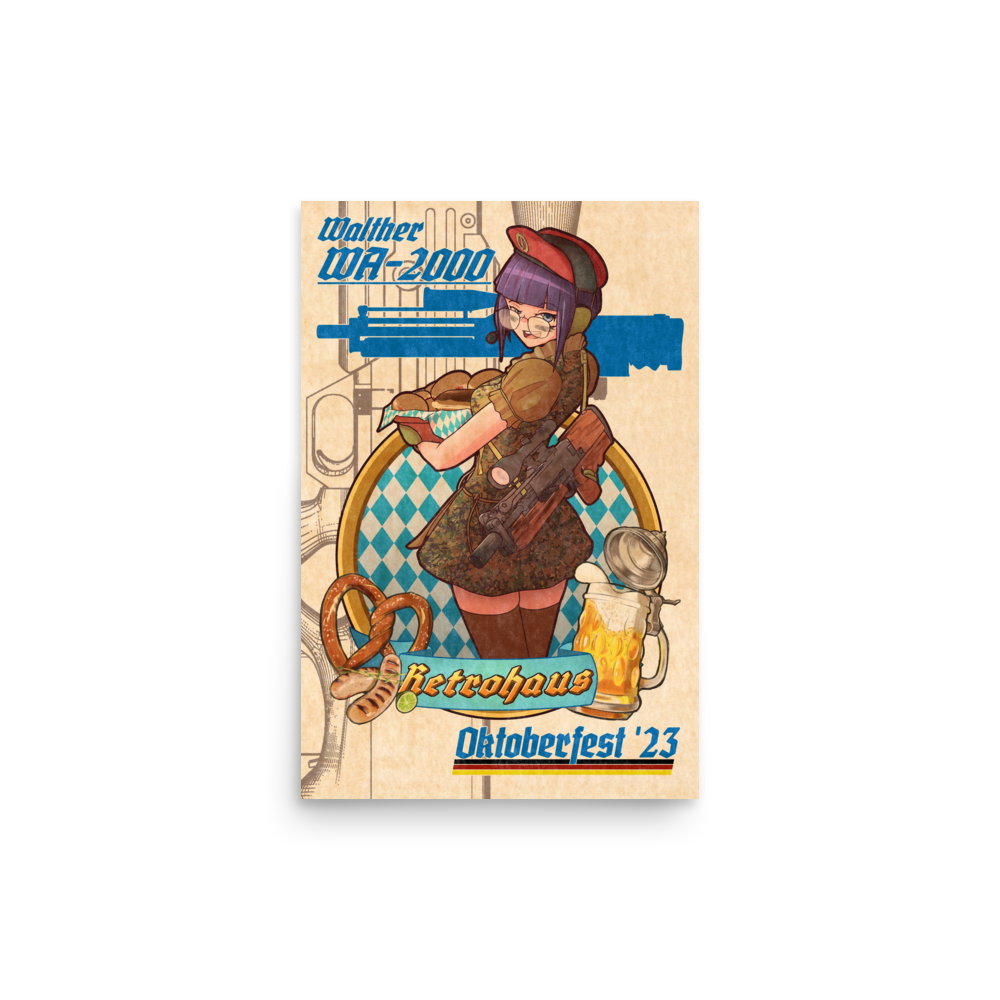 WA2000 Kellnerin print