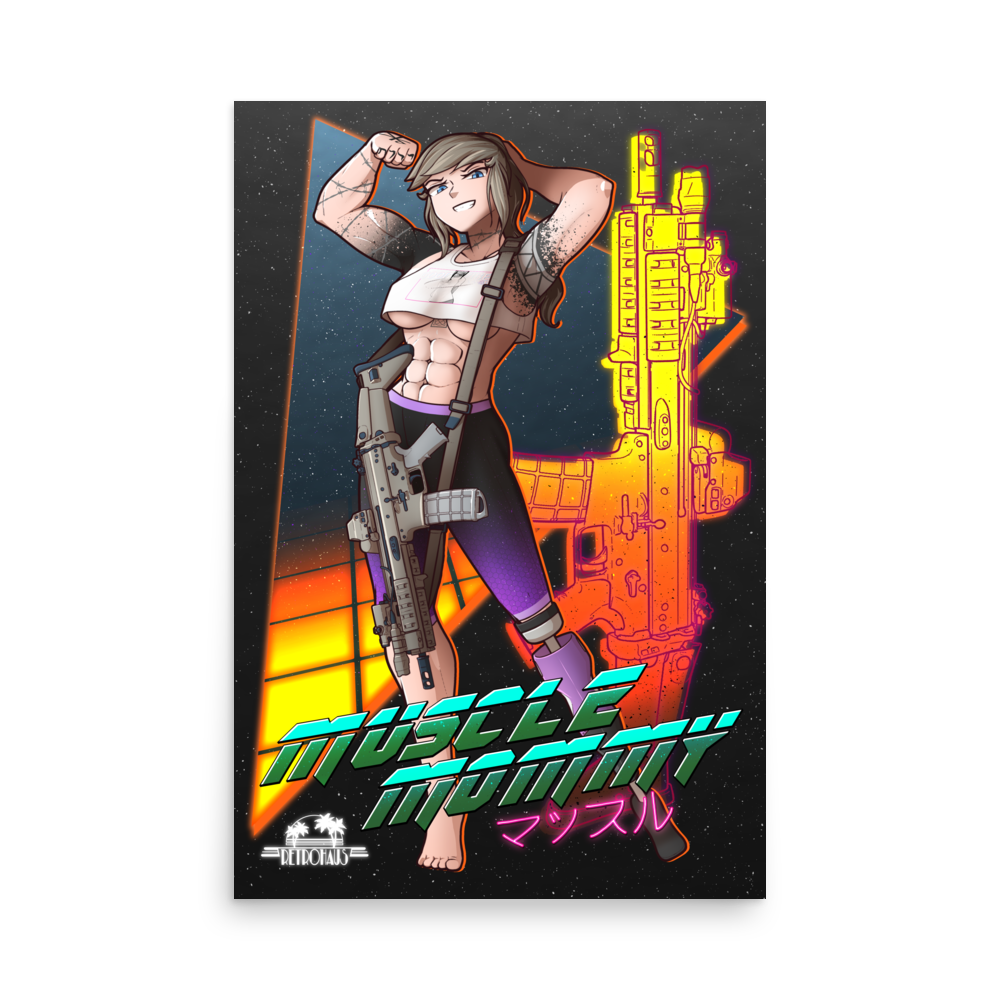 Muscle Mommy print