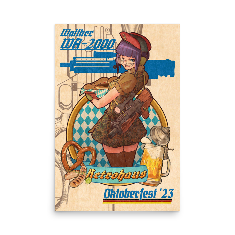 WA2000 Kellnerin print