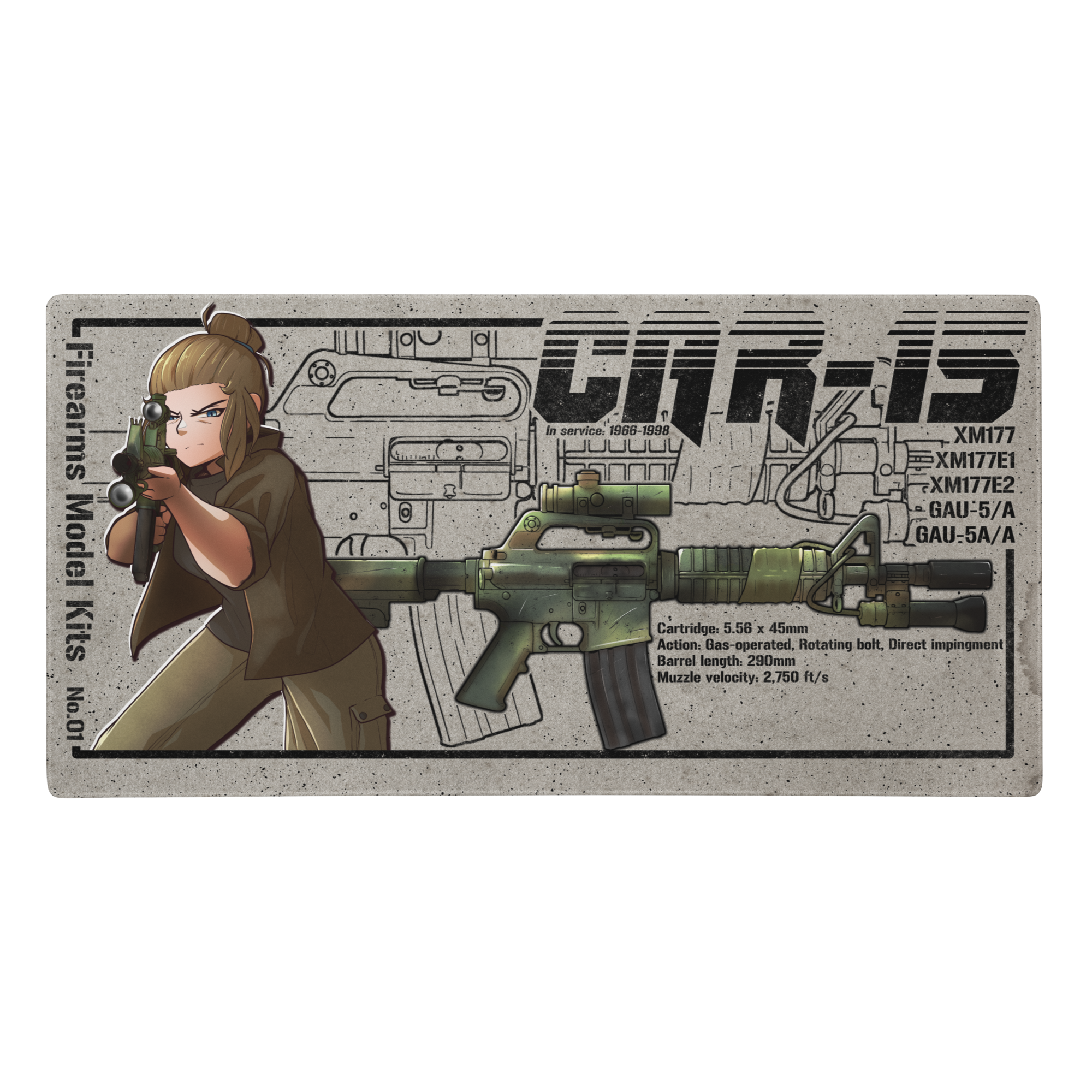 CAR-15 mousepad