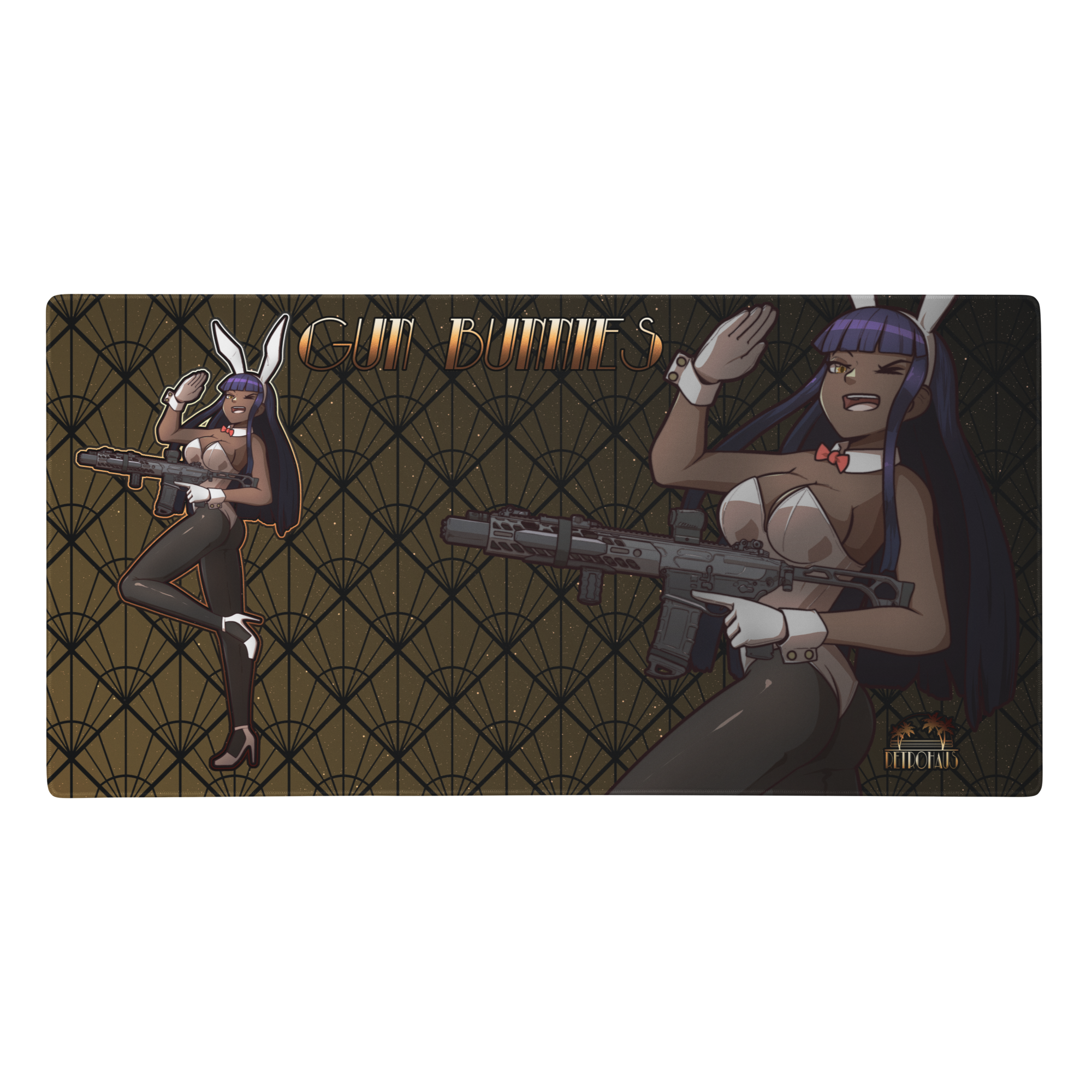 Gun Bunny Genevieve mousepad