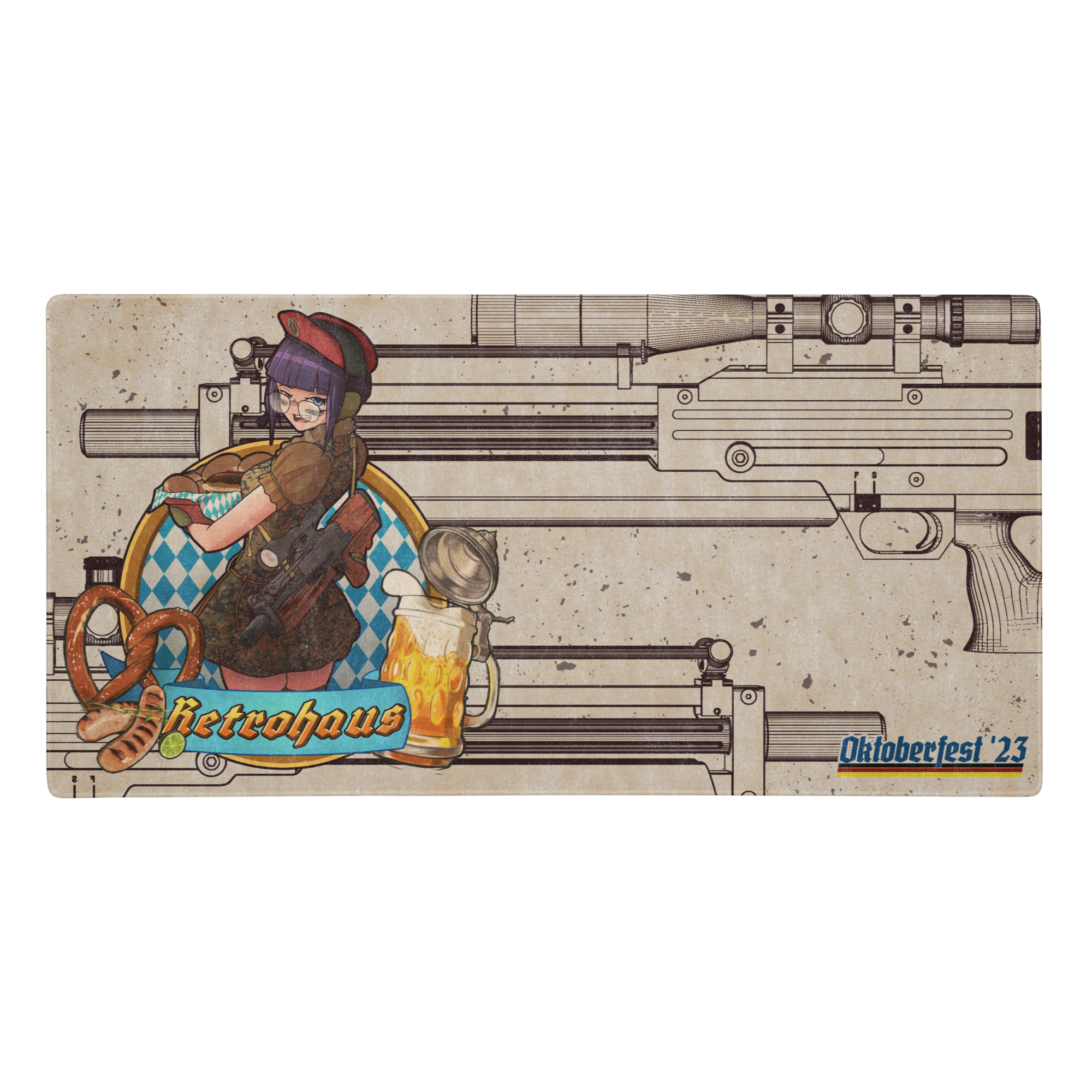WA2000 Kellnerin mousepad