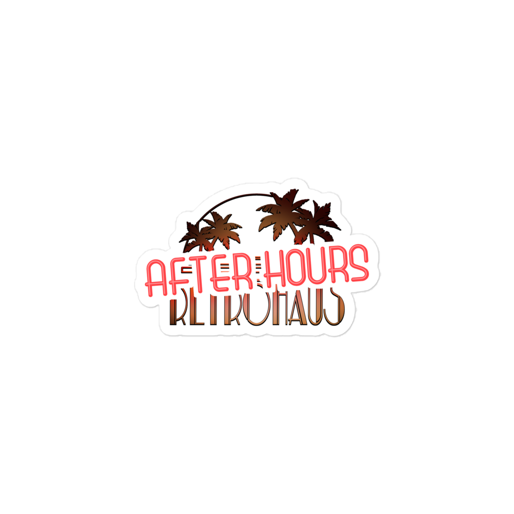 Retrohaus Afterhours sticker