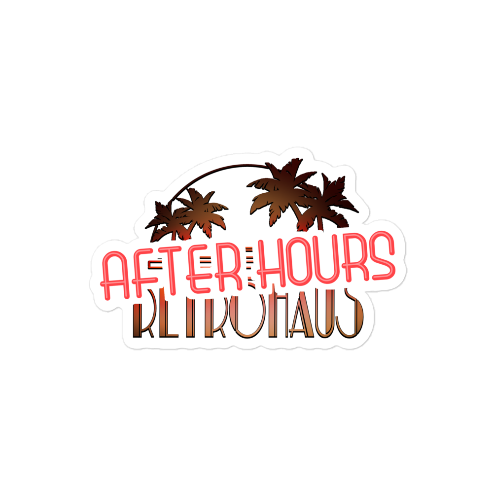 Retrohaus Afterhours sticker