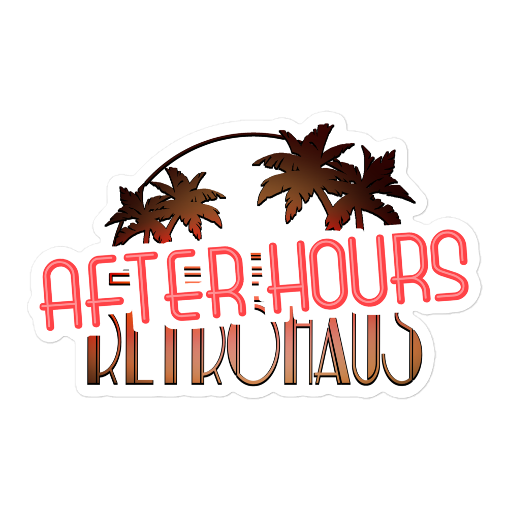 Retrohaus Afterhours sticker