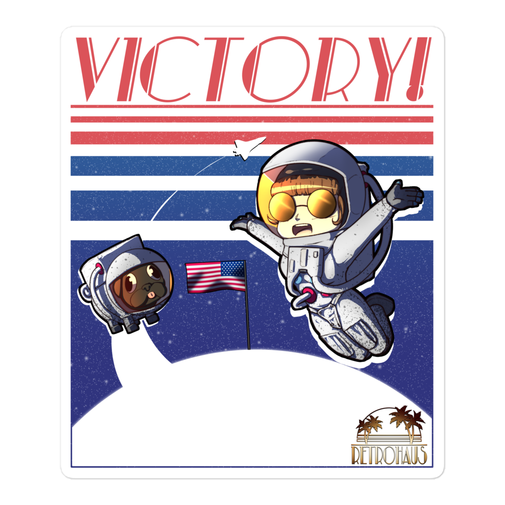 Astronaut sticker