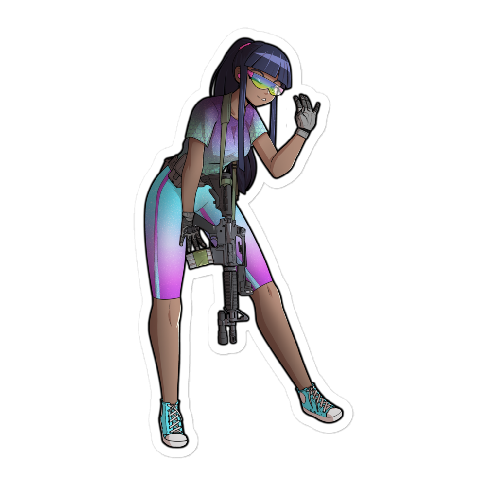 Genevieve sticker [range day]