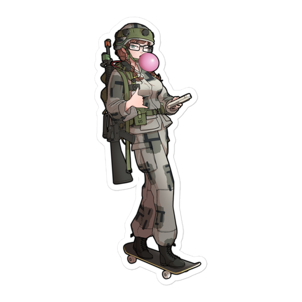 Urban Warrior sticker - character