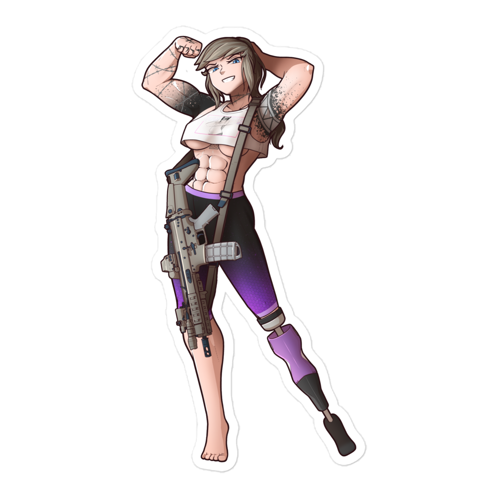 Muscle Mommy sticker