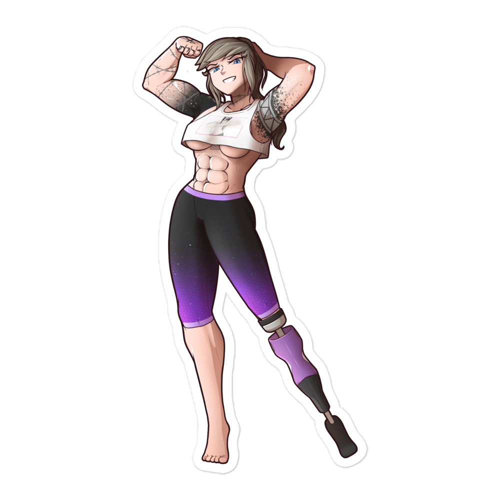 Muscle Mommy sticker