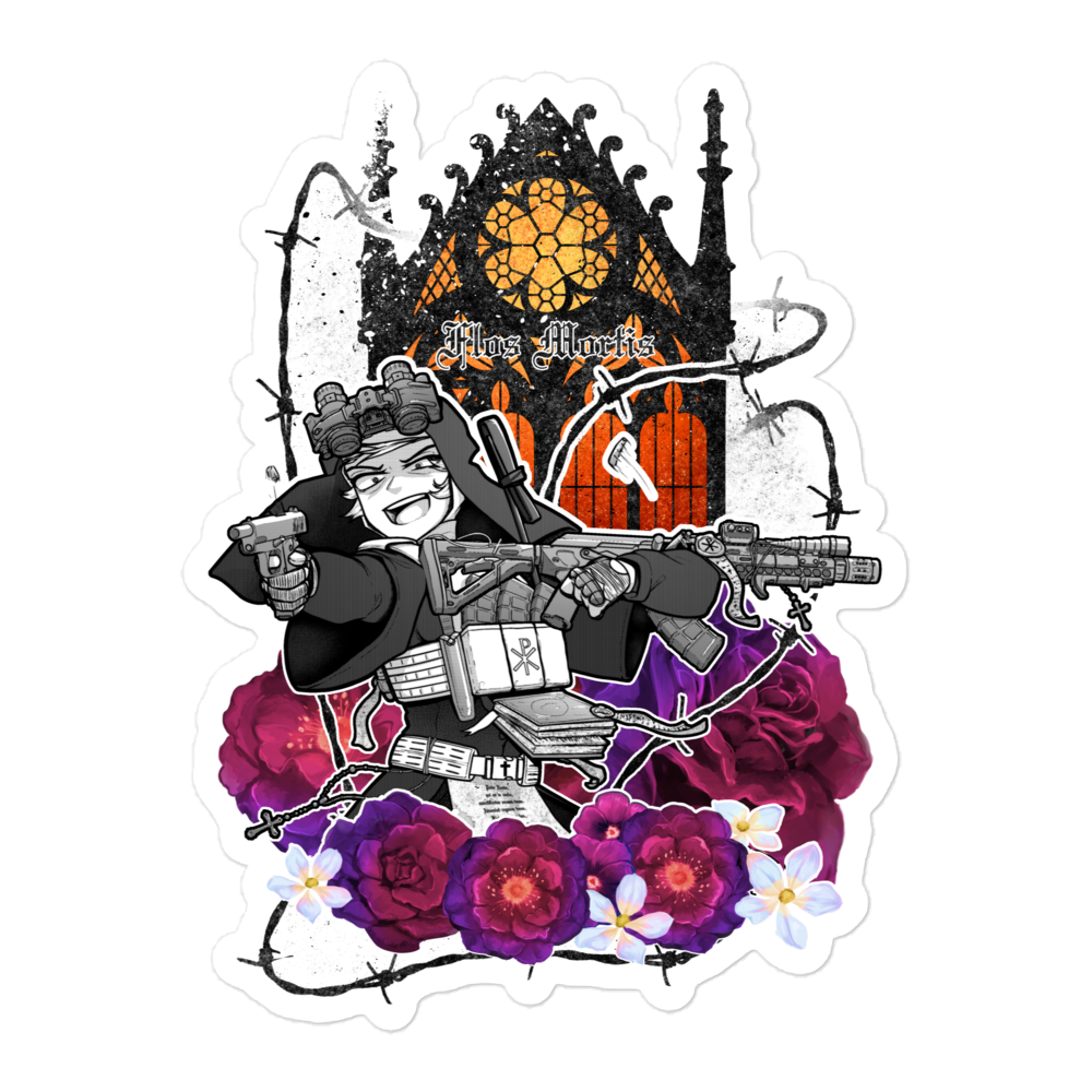 Flos Mortis sticker - design