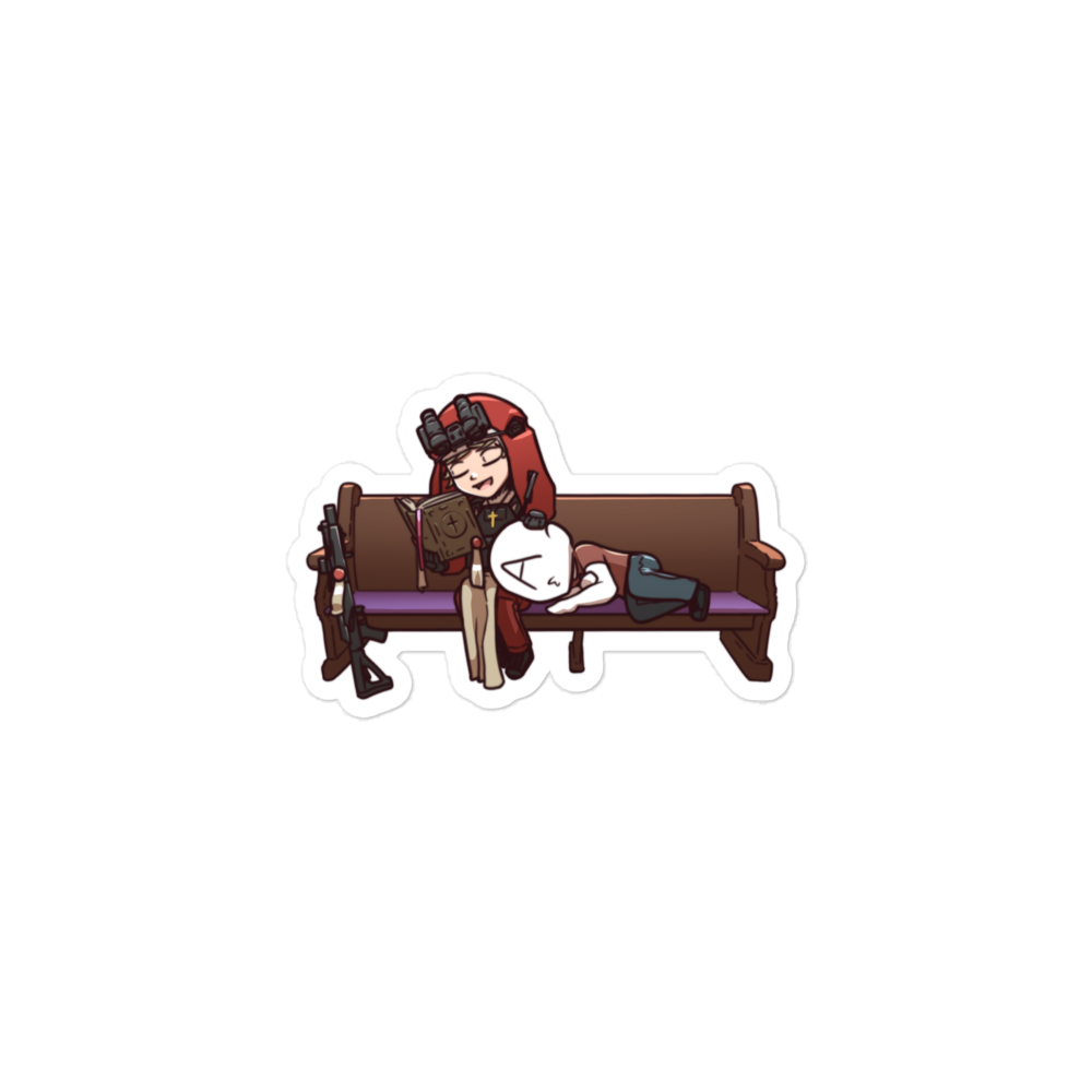Bible Study Chibi sticker